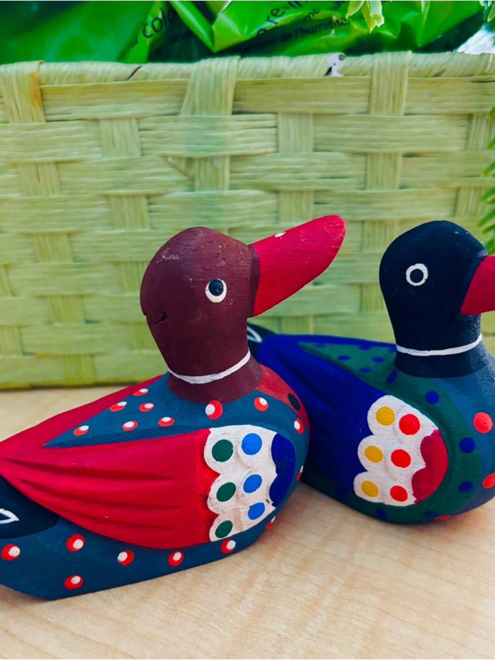 Hand Crafted Wooden Ducks